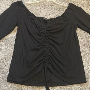 off the shoulder shirt